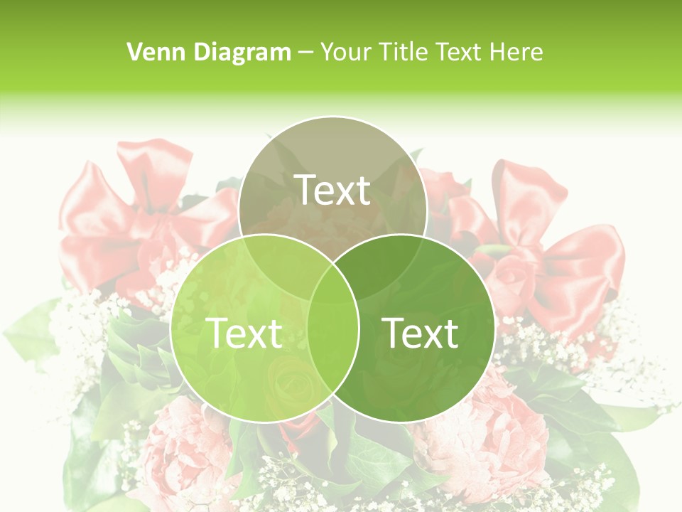 Nature Celebration Bouquet PowerPoint Template