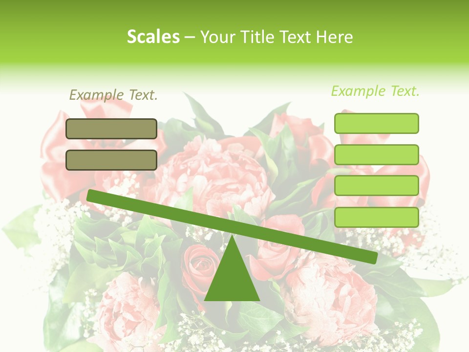 Nature Celebration Bouquet PowerPoint Template