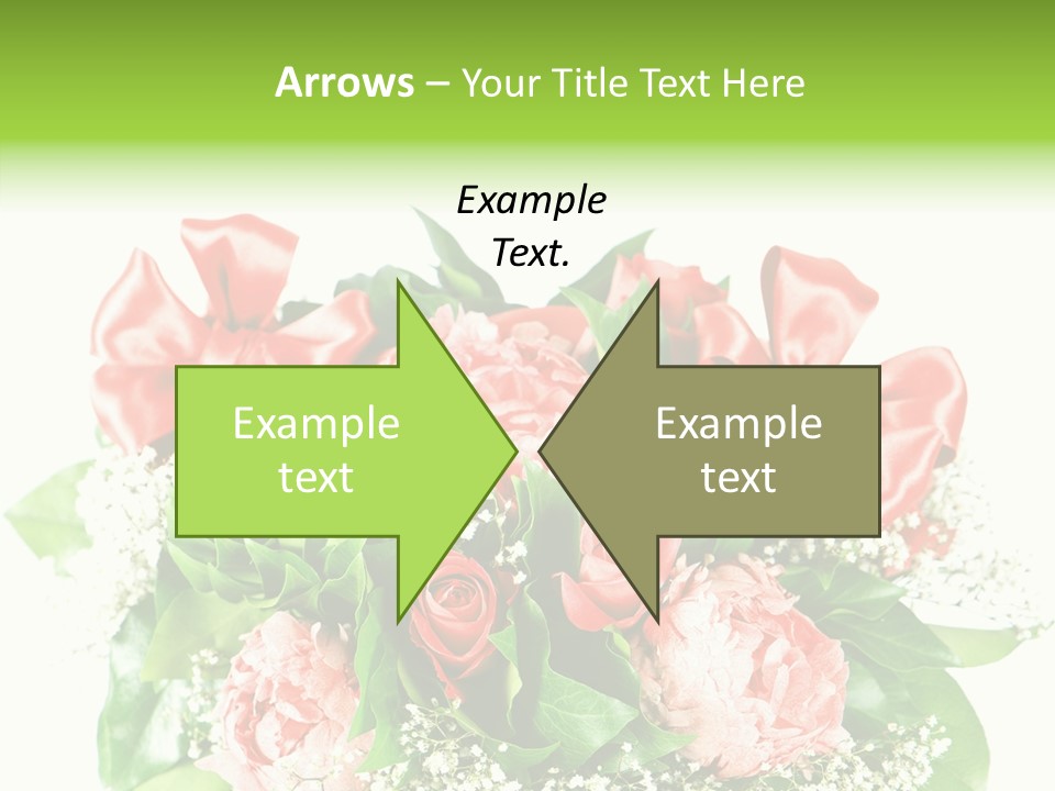 Nature Celebration Bouquet PowerPoint Template