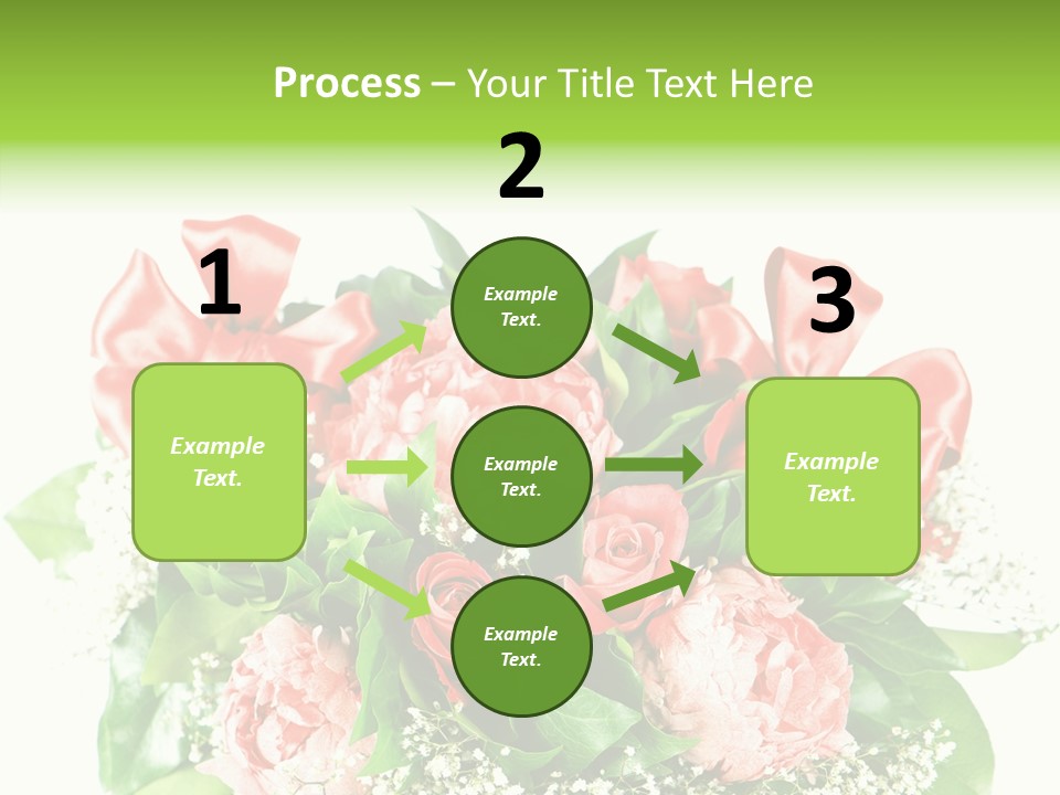 Nature Celebration Bouquet PowerPoint Template