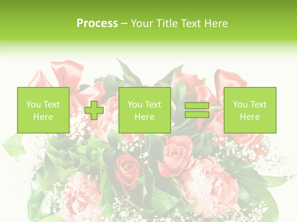 Nature Celebration Bouquet PowerPoint Template