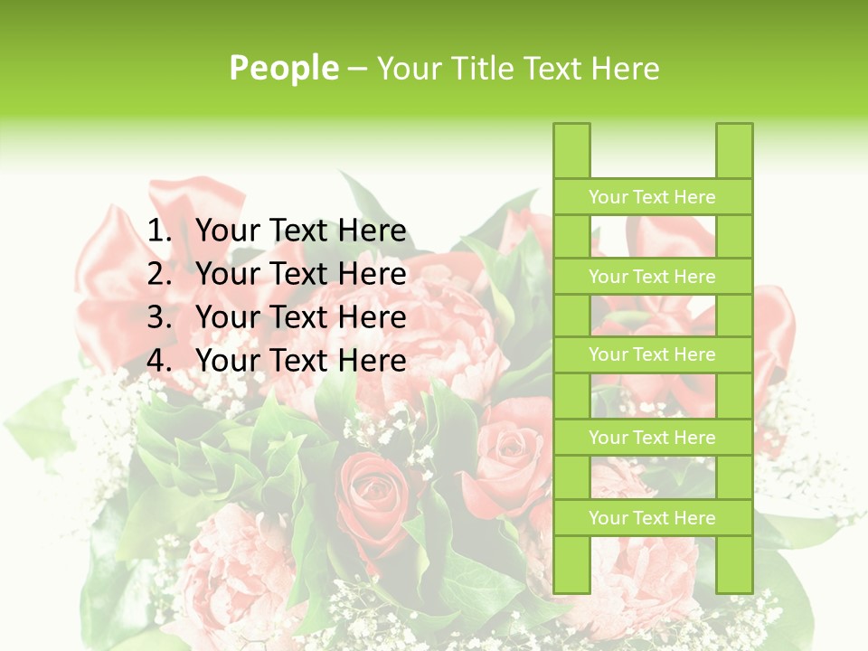 Nature Celebration Bouquet PowerPoint Template