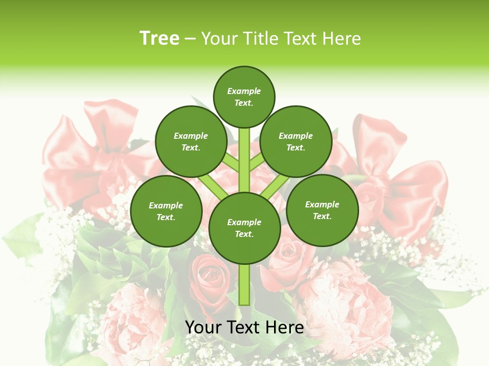 Nature Celebration Bouquet PowerPoint Template