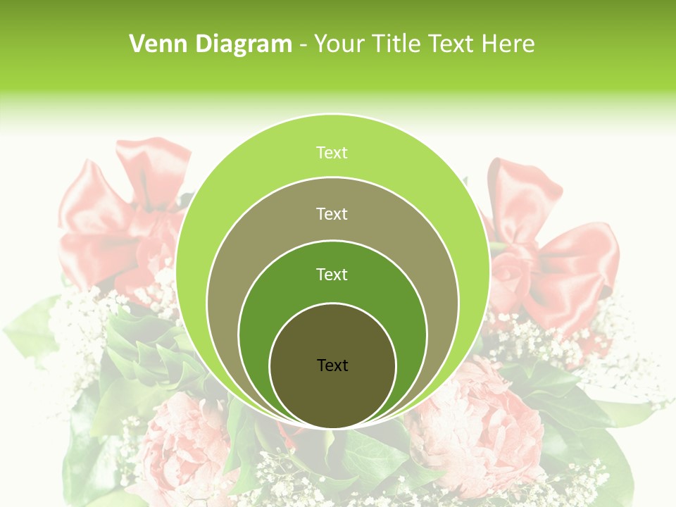 Nature Celebration Bouquet PowerPoint Template