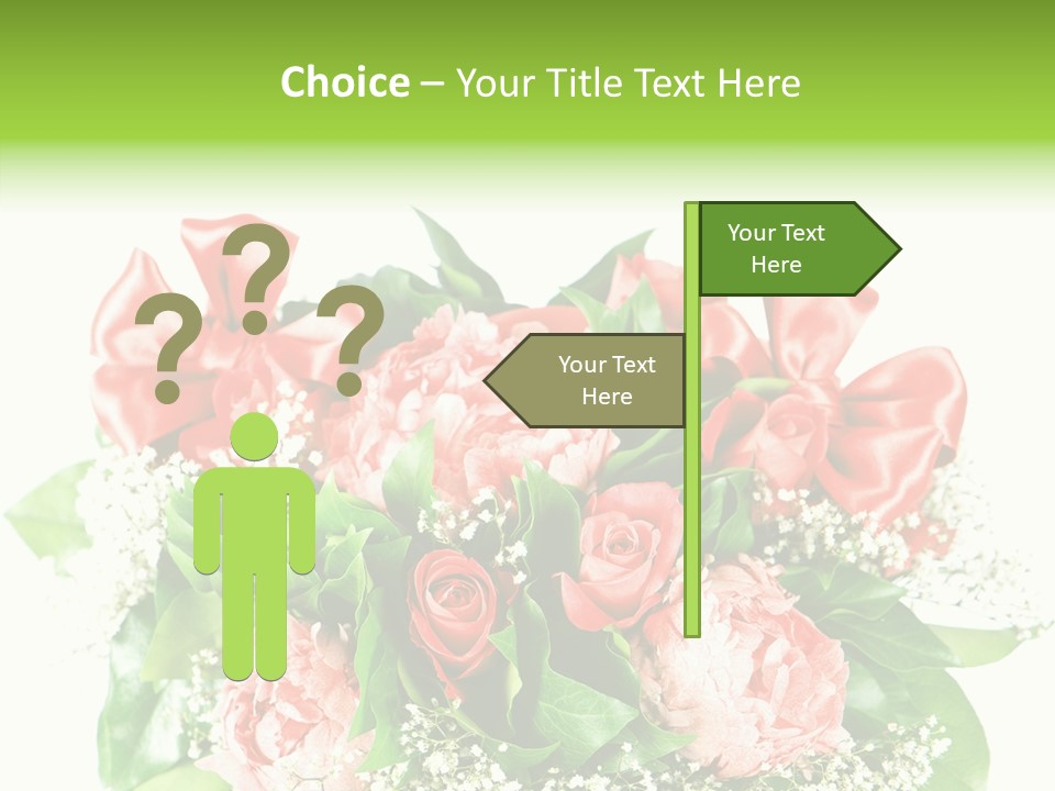 Nature Celebration Bouquet PowerPoint Template