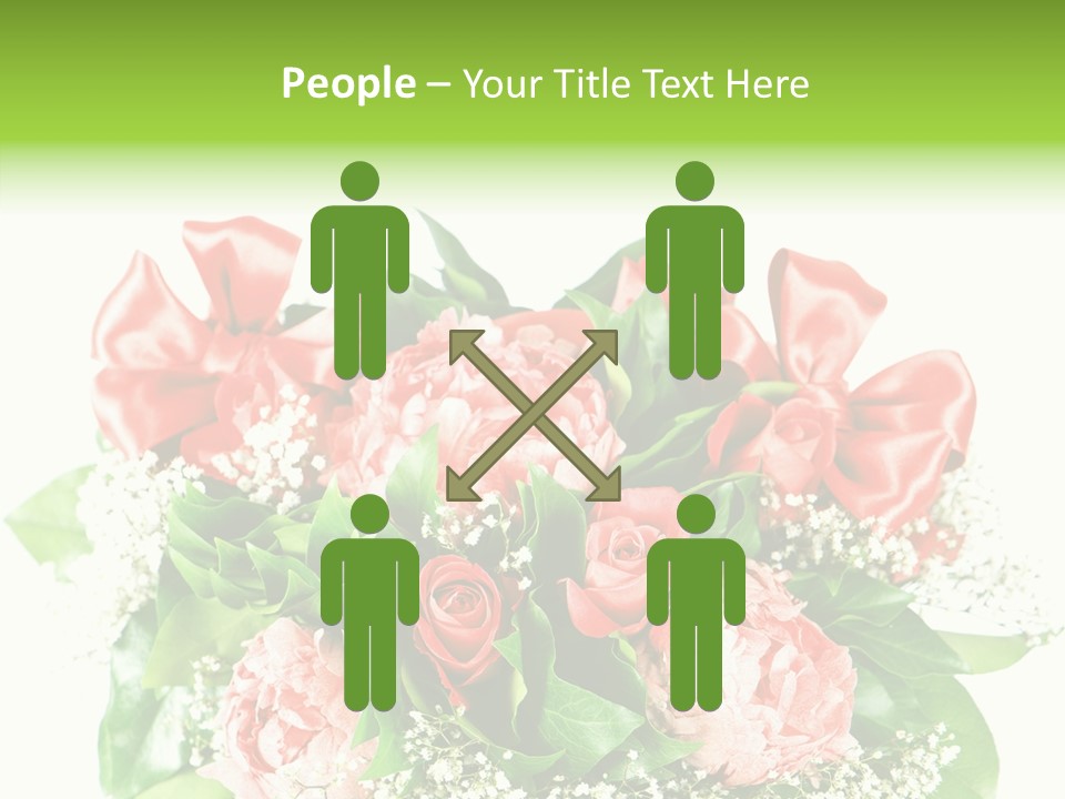 Nature Celebration Bouquet PowerPoint Template