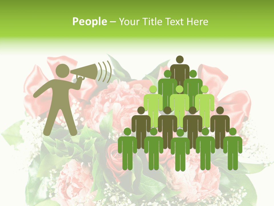 Nature Celebration Bouquet PowerPoint Template