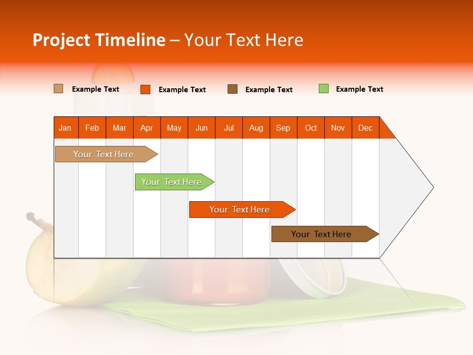 Isolated Food Baby Bottle PowerPoint Template