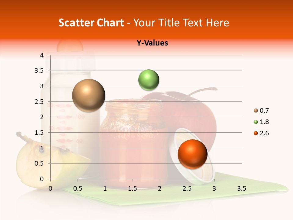 Isolated Food Baby Bottle PowerPoint Template