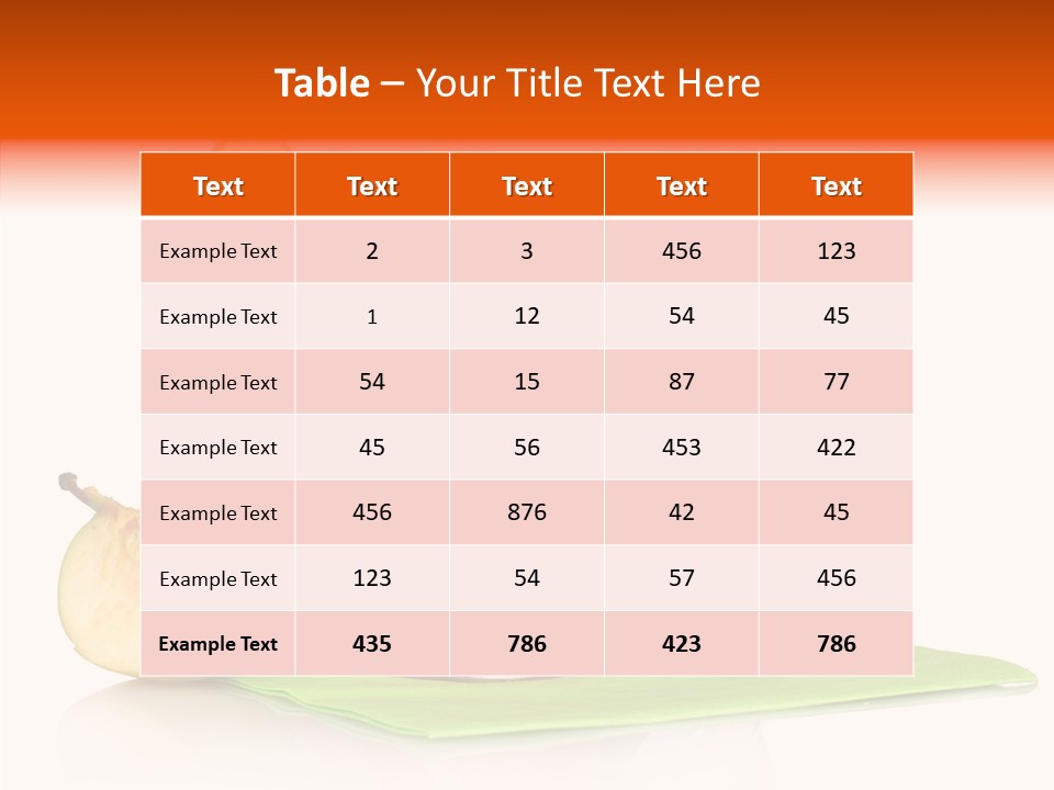 Isolated Food Baby Bottle PowerPoint Template