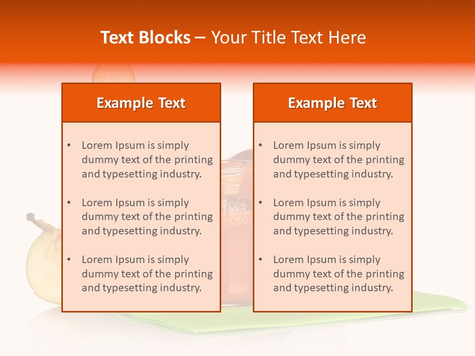 Isolated Food Baby Bottle PowerPoint Template