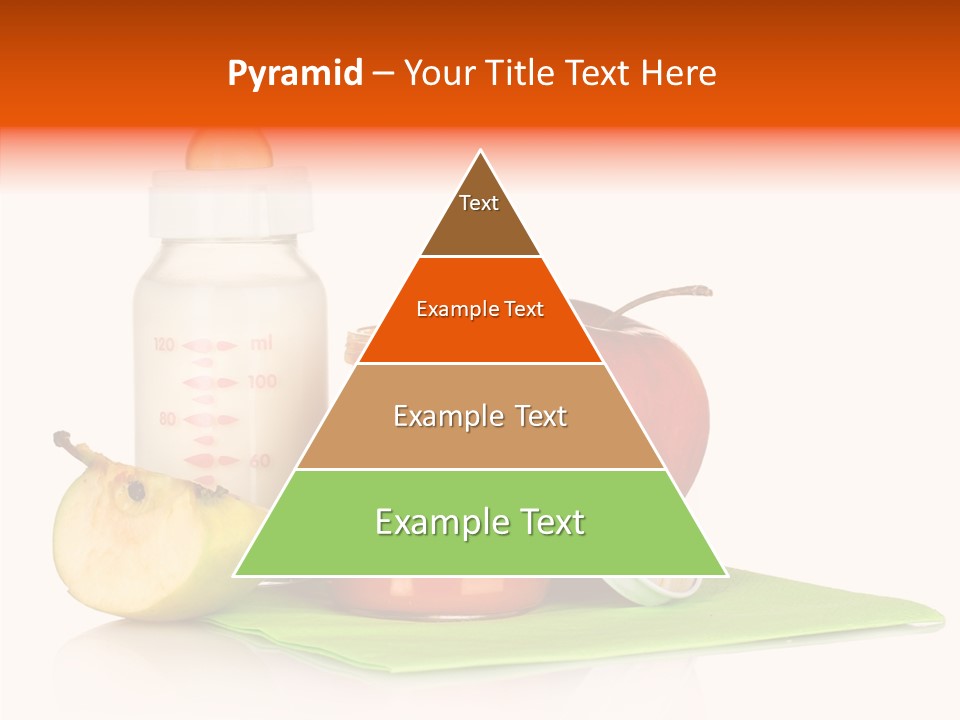 Isolated Food Baby Bottle PowerPoint Template