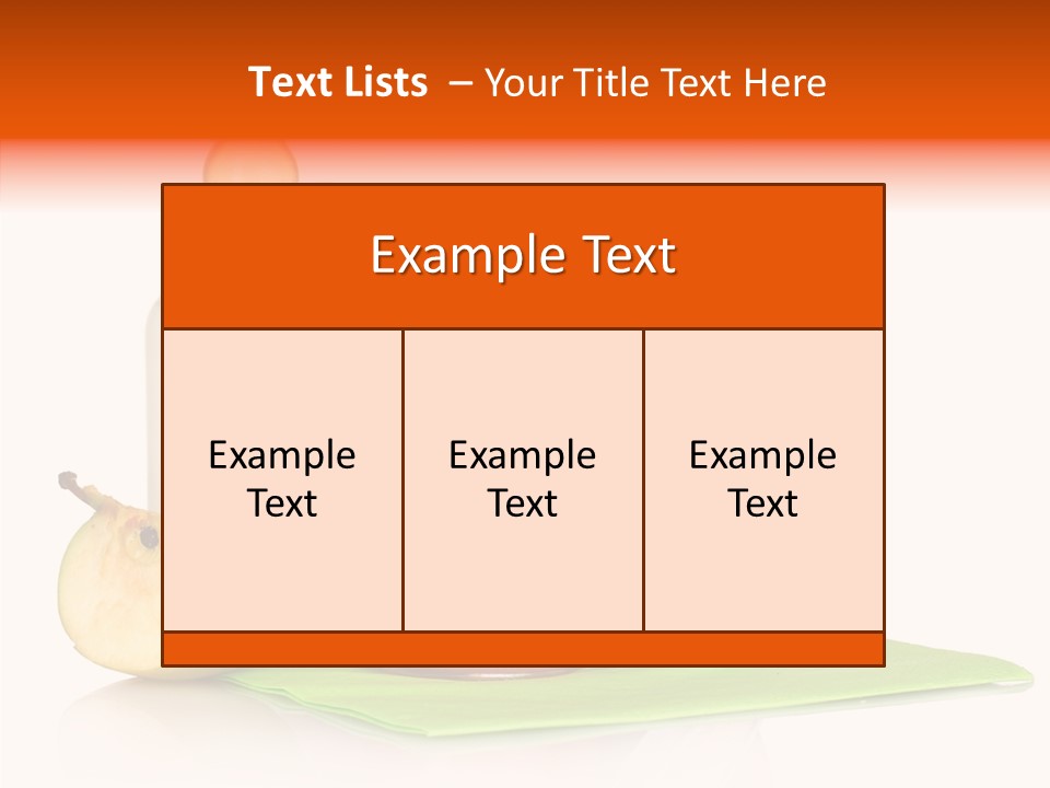 Isolated Food Baby Bottle PowerPoint Template