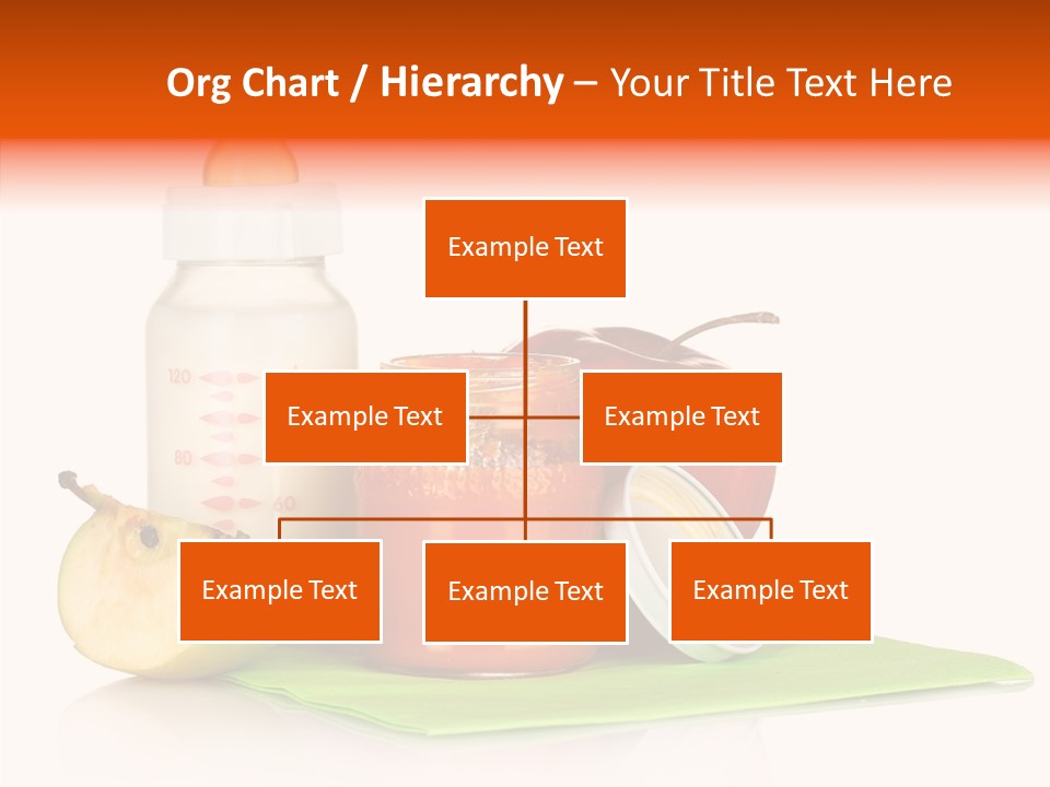 Isolated Food Baby Bottle PowerPoint Template