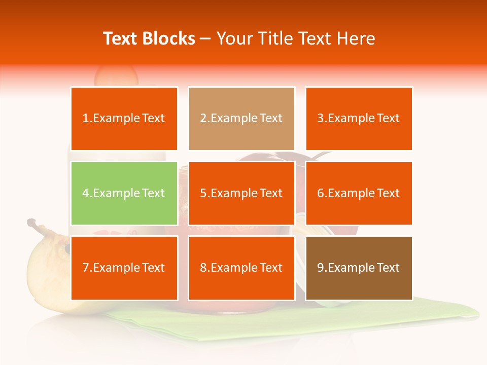 Isolated Food Baby Bottle PowerPoint Template