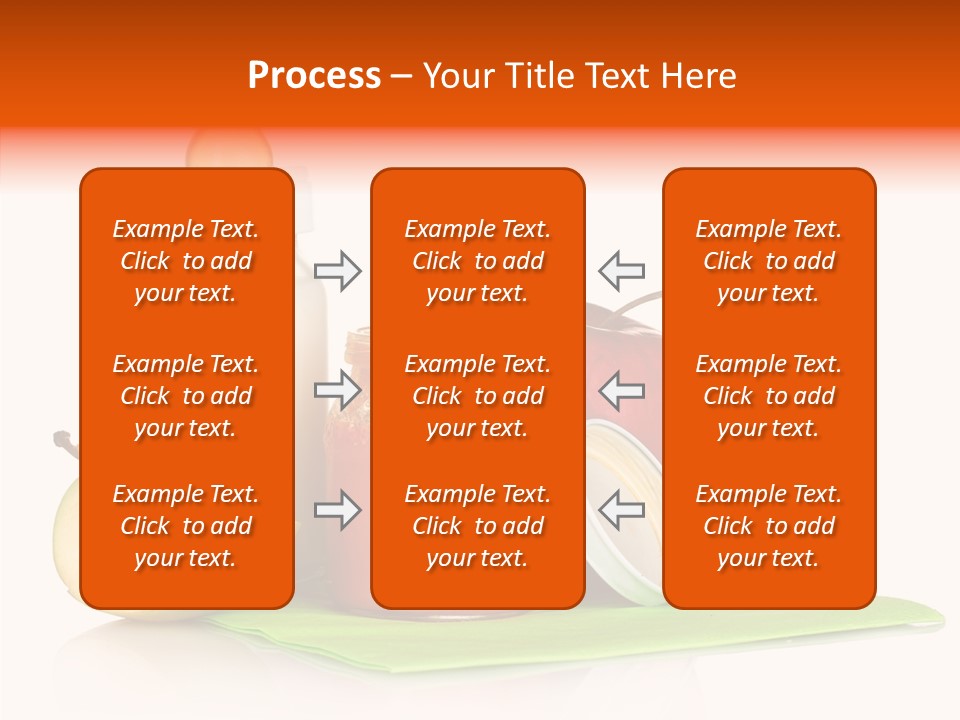 Isolated Food Baby Bottle PowerPoint Template