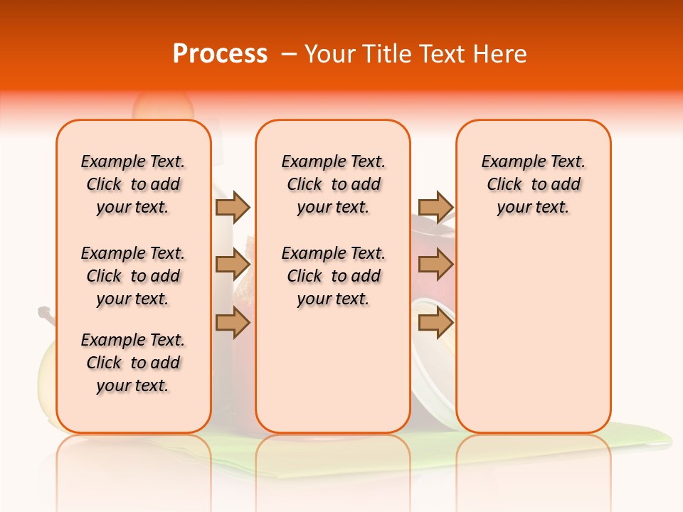 Isolated Food Baby Bottle PowerPoint Template