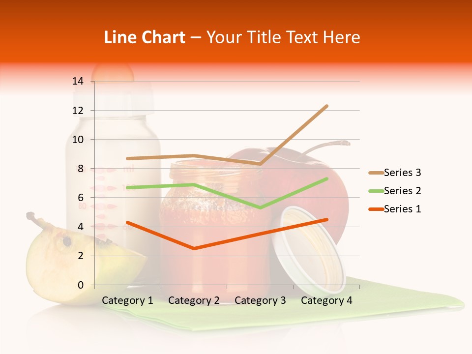 Isolated Food Baby Bottle PowerPoint Template