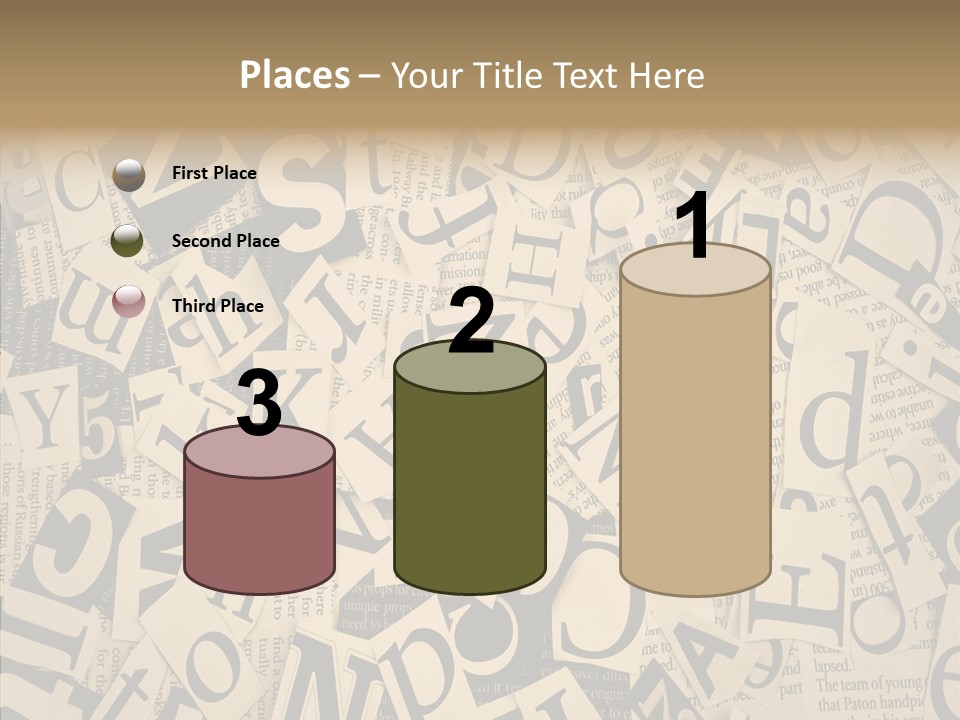 Catalogue Pasted Black PowerPoint Template