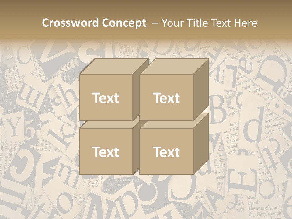 Catalogue Pasted Black PowerPoint Template