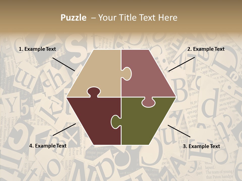 Catalogue Pasted Black PowerPoint Template