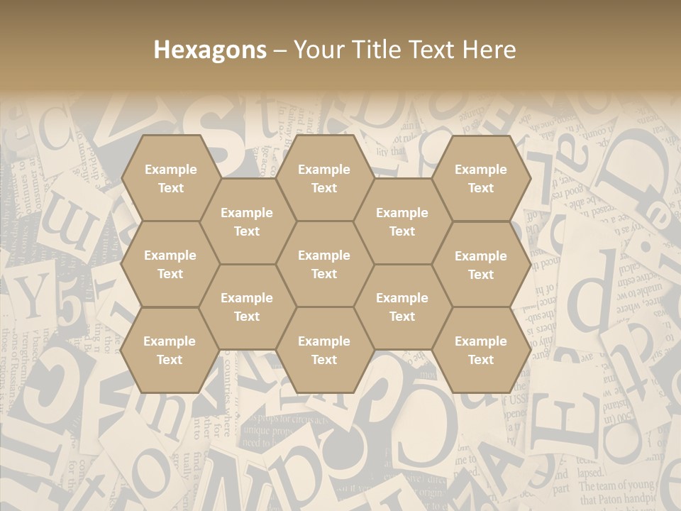 Catalogue Pasted Black PowerPoint Template