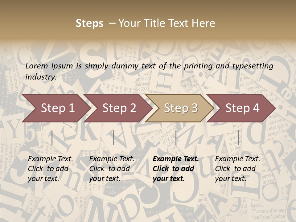 Catalogue Pasted Black PowerPoint Template