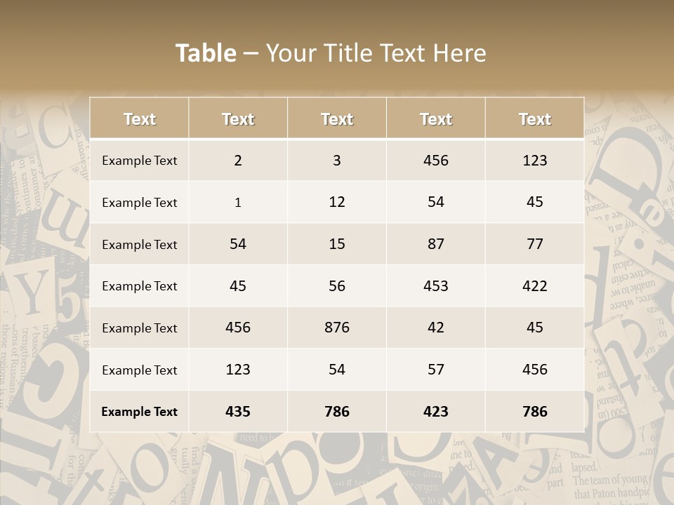 Catalogue Pasted Black PowerPoint Template