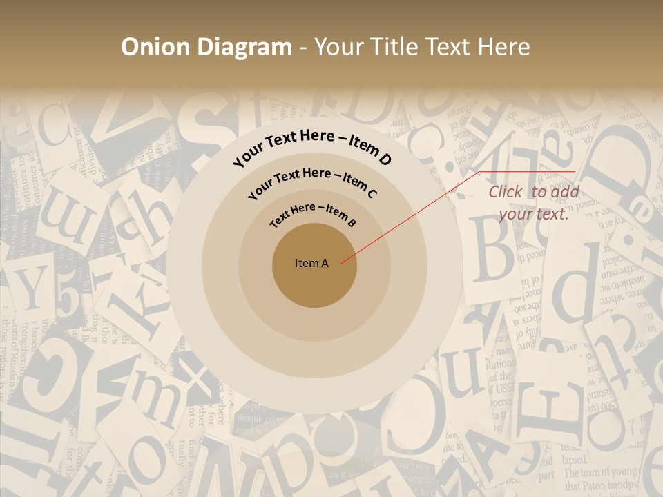 Catalogue Pasted Black PowerPoint Template