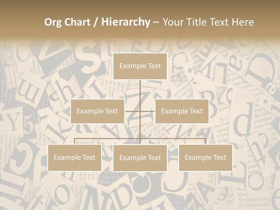Catalogue Pasted Black PowerPoint Template