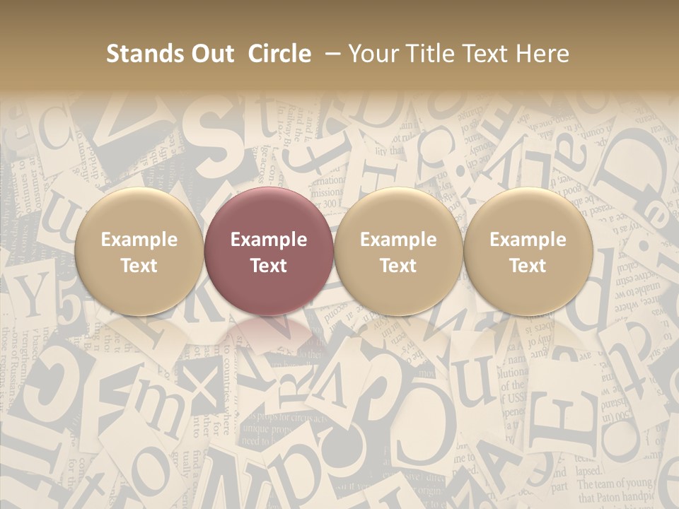 Catalogue Pasted Black PowerPoint Template