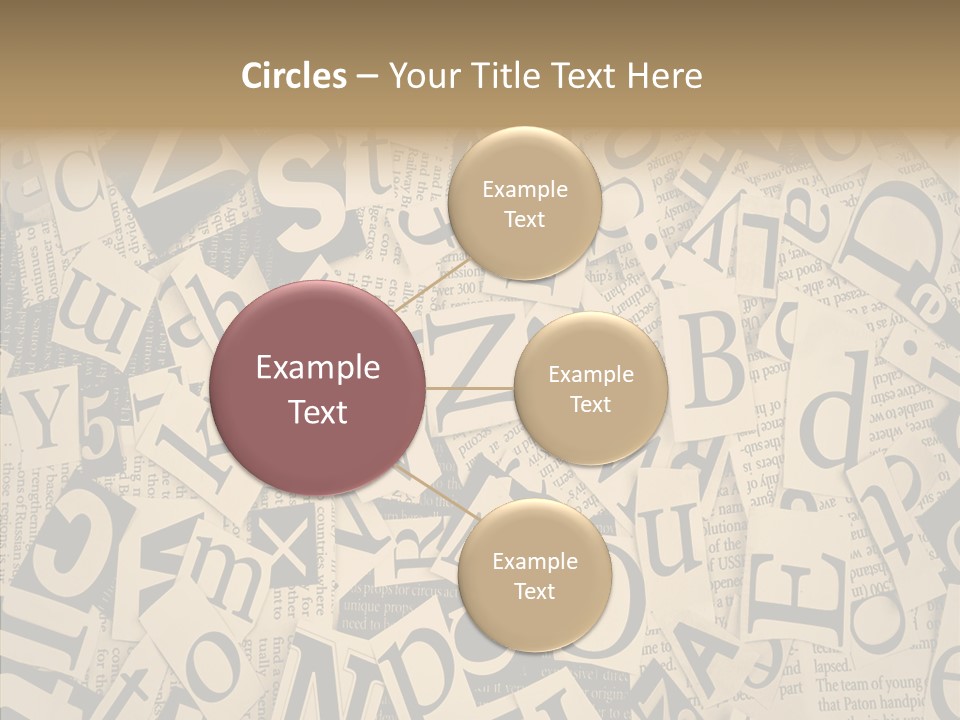 Catalogue Pasted Black PowerPoint Template