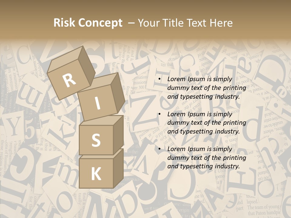 Catalogue Pasted Black PowerPoint Template