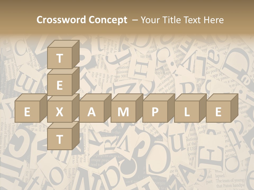 Catalogue Pasted Black PowerPoint Template