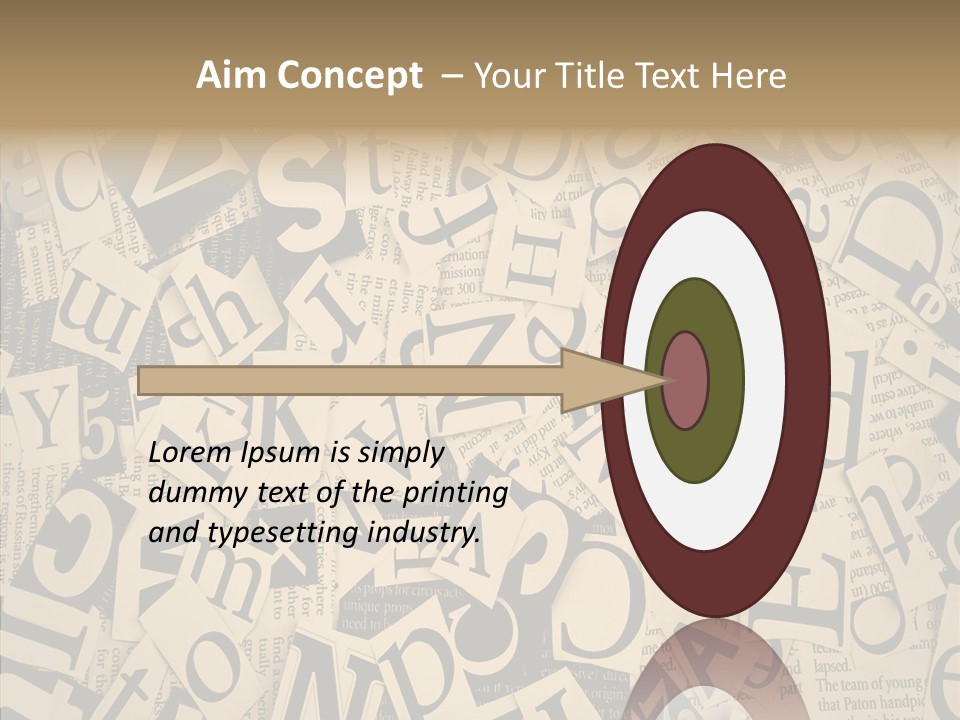 Catalogue Pasted Black PowerPoint Template