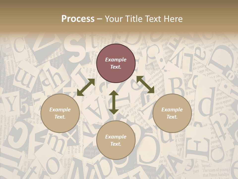 Catalogue Pasted Black PowerPoint Template