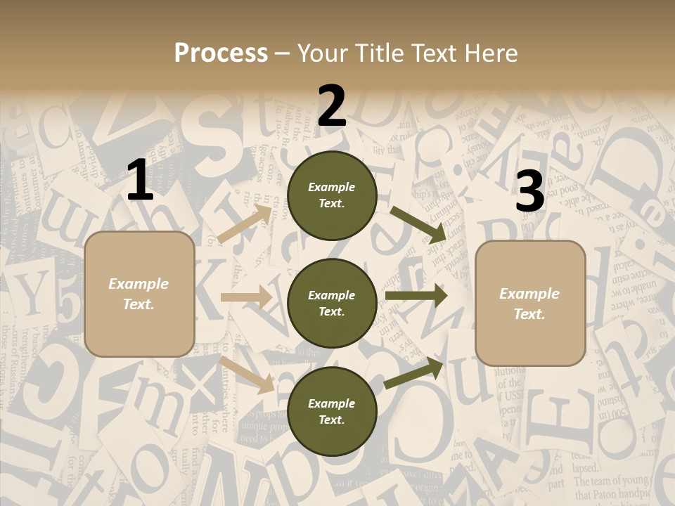 Catalogue Pasted Black PowerPoint Template