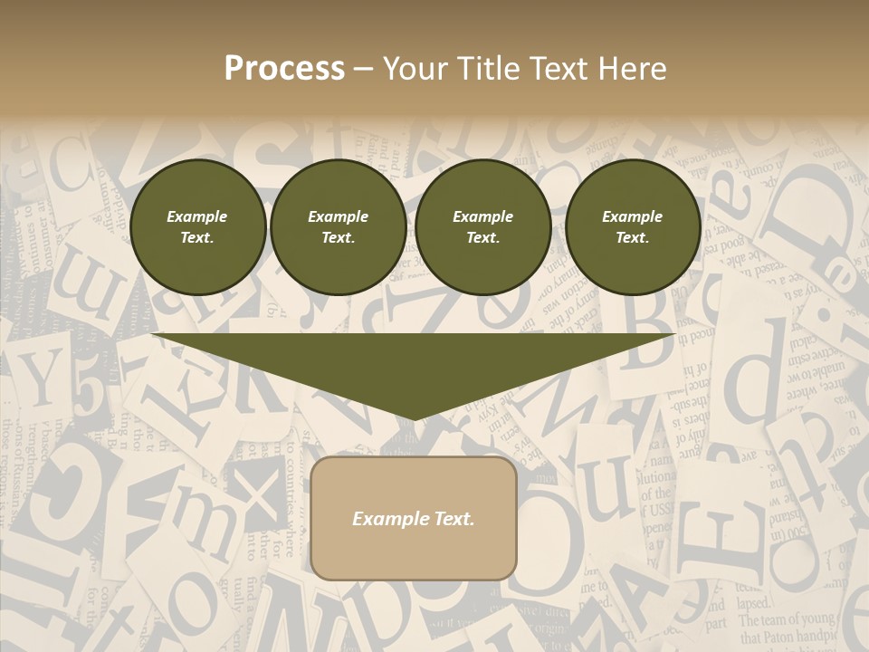 Catalogue Pasted Black PowerPoint Template
