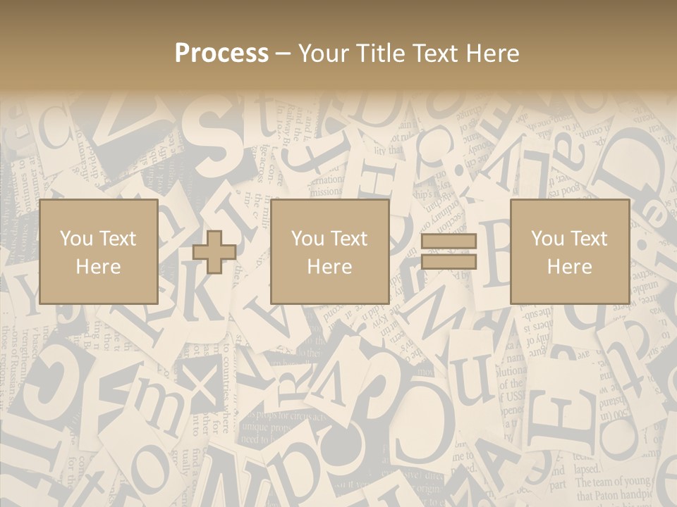 Catalogue Pasted Black PowerPoint Template