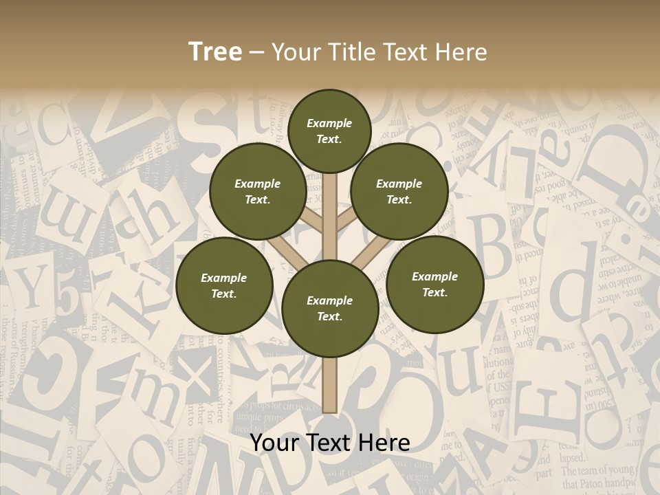 Catalogue Pasted Black PowerPoint Template