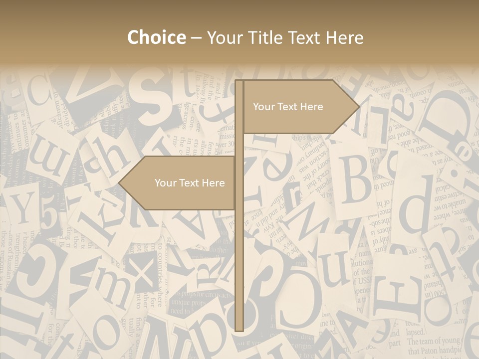 Catalogue Pasted Black PowerPoint Template