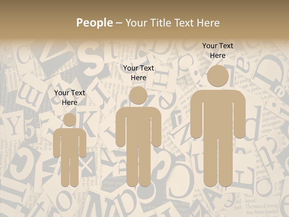 Catalogue Pasted Black PowerPoint Template