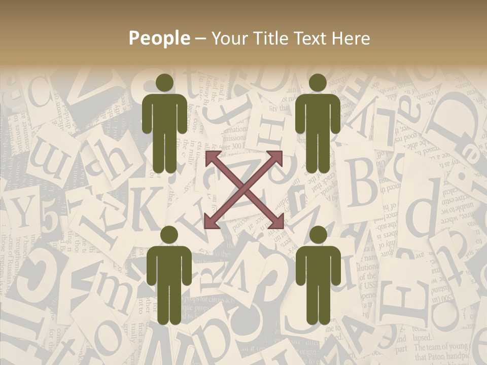 Catalogue Pasted Black PowerPoint Template