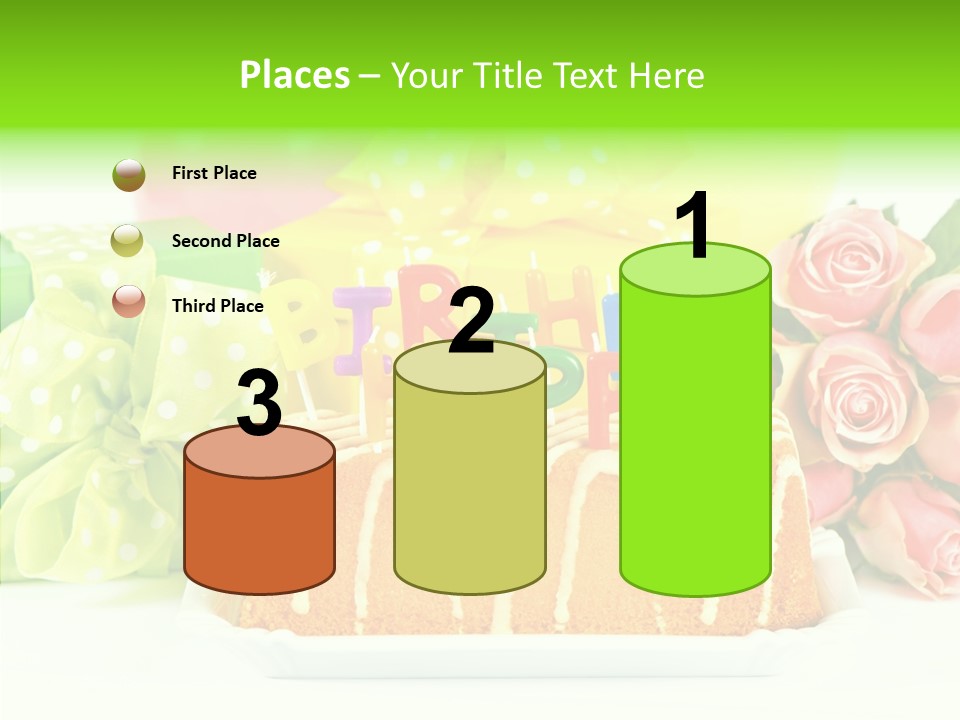 Arrangement Anniversary Birthday PowerPoint Template