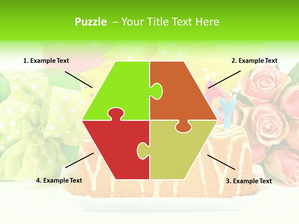 Arrangement Anniversary Birthday PowerPoint Template