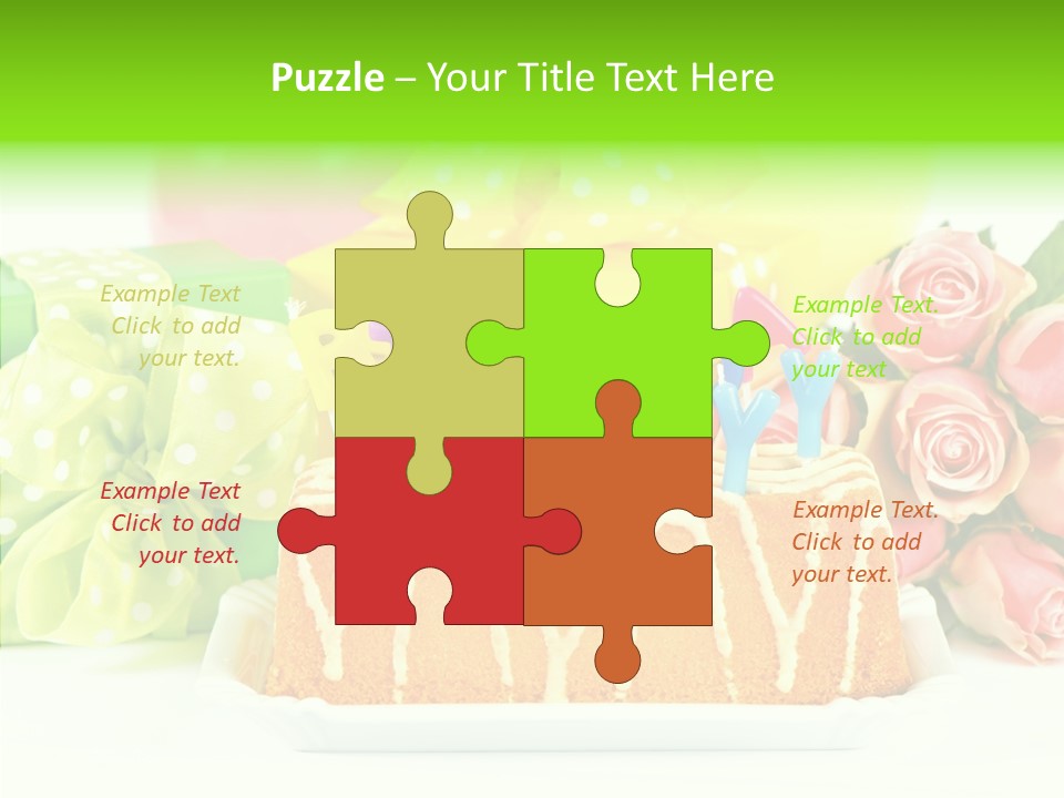 Arrangement Anniversary Birthday PowerPoint Template