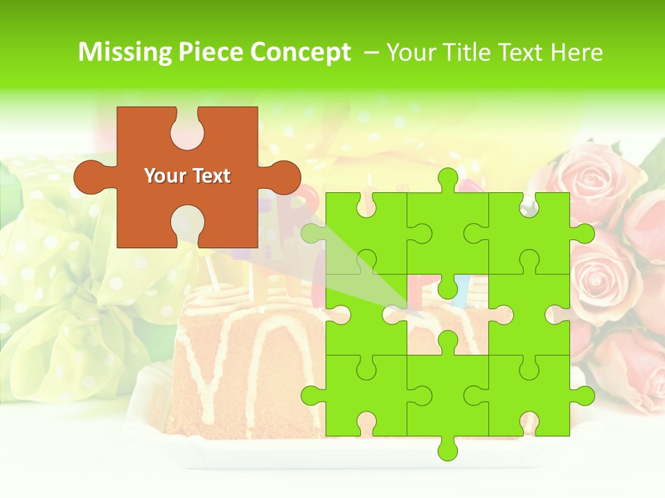 Arrangement Anniversary Birthday PowerPoint Template