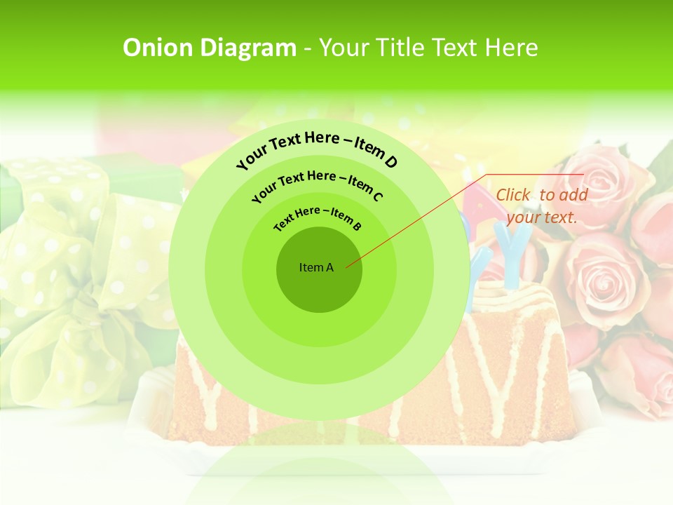 Arrangement Anniversary Birthday PowerPoint Template