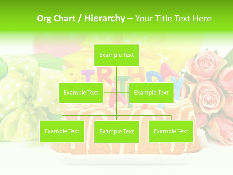 Arrangement Anniversary Birthday PowerPoint Template