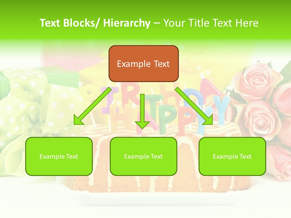 Arrangement Anniversary Birthday PowerPoint Template